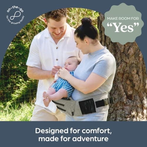 Dreambaby Up & Go Baby Hip Seat Carrier – Lightweight Toddler Holder with Storage Pockets, Ergonomic Design, Wide Adjustable Waistband – Suitable for Children 3.5-18kgs — view 6