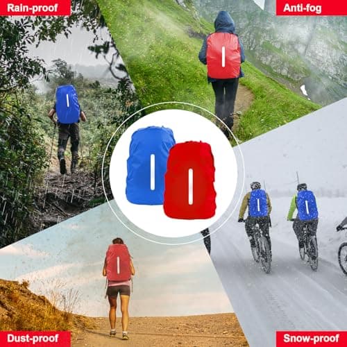 LAMA 2 Pack Waterproof Backpack Rain Cover for Size M 30L–40L Rucksack — view 6