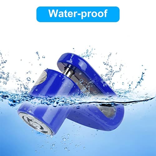 Ainiv Bike Lock, Disc Brake 1300mm/12mm Cycling Cable Lock with 2 Keys,Electric Scooter Accessory Anti-Theft for Xiaomi M365/Pro,Bike, Electric Bike, Skateboards, Strollers, Lawnmowers, B Blue — view 5