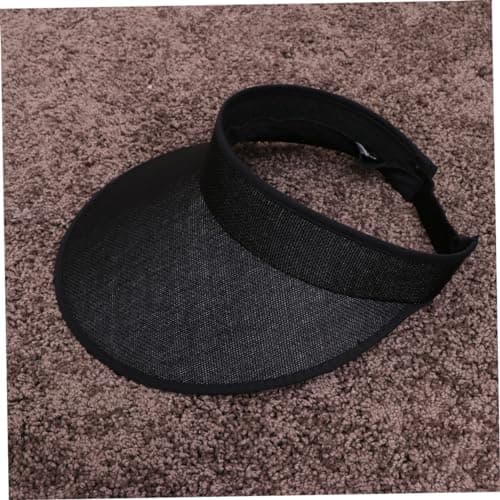 PACKOVE Visors Adjustable Sports Sun Hat Back to School Decor Black — view 5