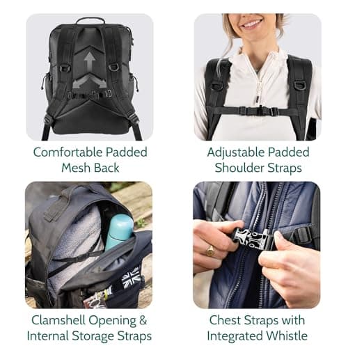 Trail Tactical Backpack, 30L, Black — view 4