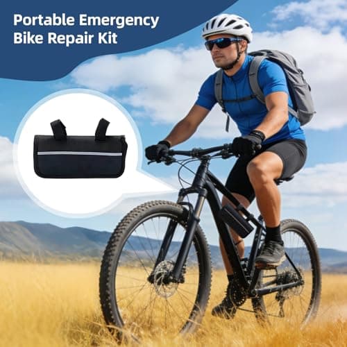 24Pcs Bike Tool Kit, Multifunction Bike Tools & Equipment, Puncture Repair Tools for Road & Mountain Bikes, Cycling Gifts — view 6
