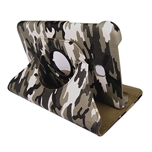 Samsung Galaxy Tab S4 10.5 Case, Leather 360 Degree Rotating Smart Stand Folding Folio Case Cover for Samsung Galaxy Tab S4 10.5 inch SM T830 (Wi-Fi)/ T835 (4G LTE) (Army Camouflage) — view 3