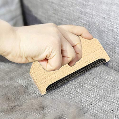 Zngou 3-Piece Cashmere Comb Set - Sweater & Wool Fabric Bobble Remover - Manual De-Pilling Comb With Wooden Handle — view 4