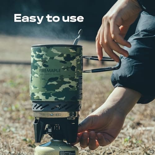 Fire-Maple X1 Backpacking and Camping Stove Gas System (Camo) — view 6