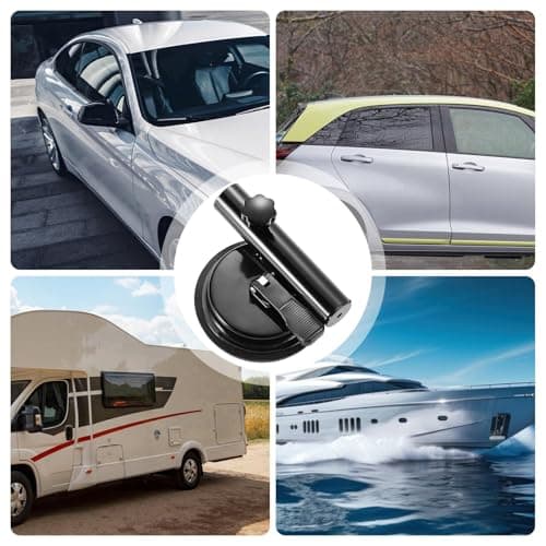 Rechory Suction Cup Flag Holder,Auto Flagpole Holder - No Drilling Flag Pole Stand for Vehicle Car Truck Trailer Pickup Road Trip Travelers Sports Fans Event Organizers — view 4