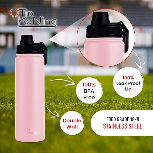 OTTO KONING Insulated Metal Water Bottle 750ml Stainless Steel Leakproof — view 6