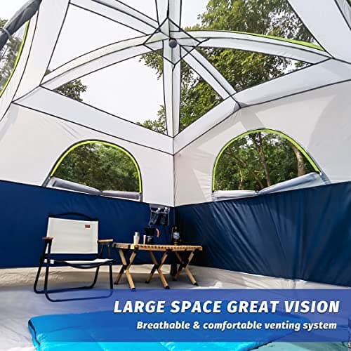 UNP 6 Man tent, Large Family Tent for Camping Stand Up — view 4