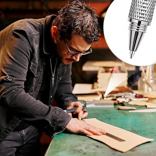 2Pcs Multi Tool Pen Gifts for Men 6 in 1 Multitool Pen Cool Gadgets Tools Back to School Gadgets for Christmas Boyfriend Graduation Back to School Gifts, Office Engineer Carpenter Construction Tool — view 5