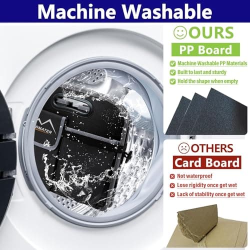 M KARMATER 50L Car Boot Organiser, Collapsible Waterproof Storage Box — view 2
