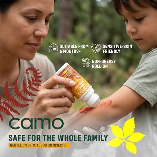 CAMO Maximum Insect Repellent 50ml - Roll-On Repellent for Long-Lasting Protection - DEET Free - Maximum Level of Protection Against Mosquitoes, Ticks & Biting Insects. — view 4