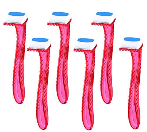 Bikini Razor for Women, 6 Pack Trimmer, Disposable Bikini Razors — view 2