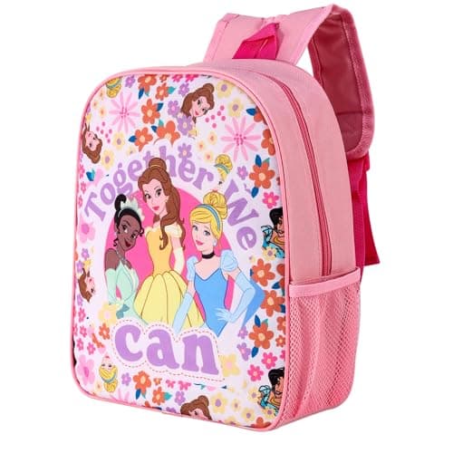 Disney Princess Kids Backpack, Lightweight School & Travel Bag Boys & Girls