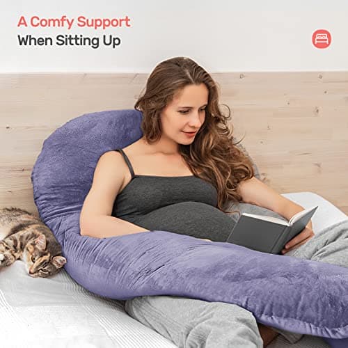 Nuliie Pregnancy Pillow for Sleeping, U Shaped Full Body Pillow — view 3