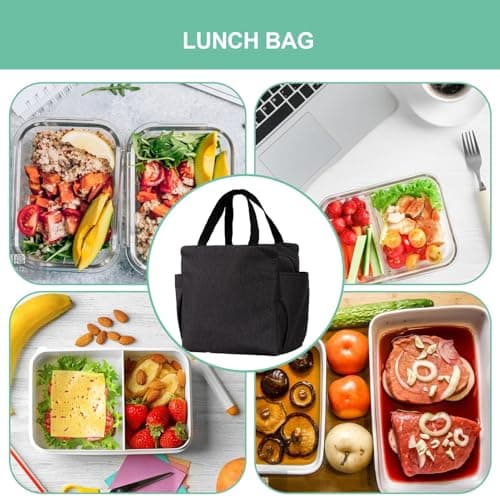 Portable Lunch Bag Reusable Large Capacity Food Containers — view 5