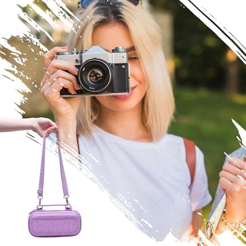XANAD Hard Camera Case for Mirrorless Digital Camera and Lens Purple — view 5