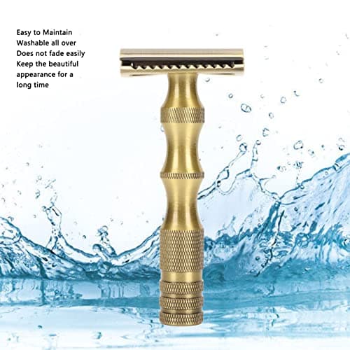 Brrnoo Manual Beard Trimmer with Double Blades, Anti Slip Grip for Men — view 2
