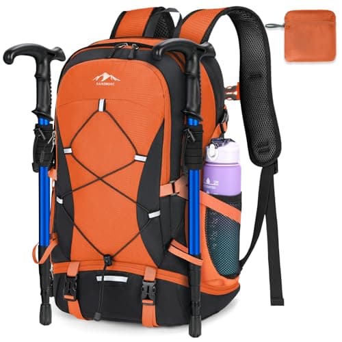 RAINSMORE Hiking Backpack 40L Foldable Lightweight