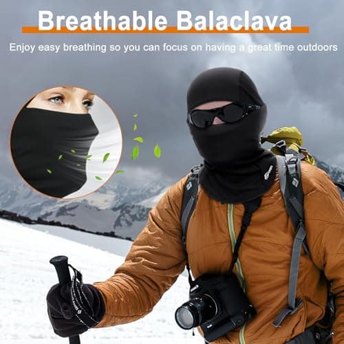 toptrek Balaclava Ski Mask Windproof Thermal Balaclavas Masks for Men/Women — view 4