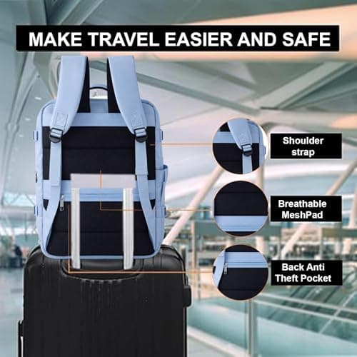Ryanair Cabin Bags 40x30x20 Underseat Backpack 24L Travel Bag. — view 5