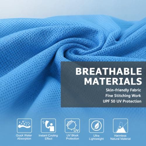 Boyfield Cooling Towel 4 Pack, Microfibre Ice Towel for Gym Travel Neck — view 4
