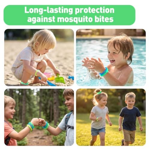 3PCS Mosquito-Repellent Bracelets Glow-in-the-Dark, Silicone Mosquito-Repellent Bracelets with Natural for Kids Adults, Outdoor Travel Summer(Lemon Green) — view 4
