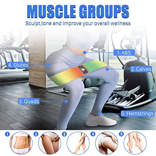 EVOLAND Resistance Bands Set, Exercise Bands for Men and Women — view 4