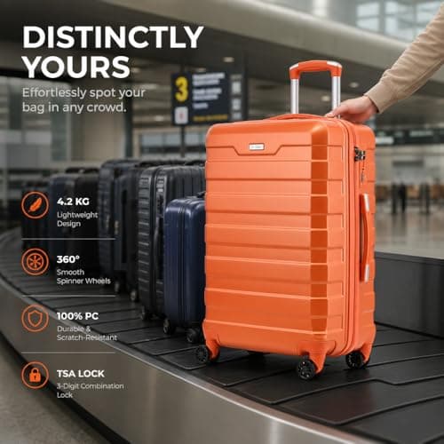 RMW Suitcase 24 Inch Medium Hard Shell Check-in Luggage — view 3