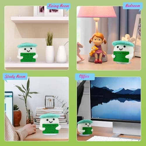 SZMDLX Positive Crochet Golf Ball Pocket Hug Sports Figurine Doll — view 6