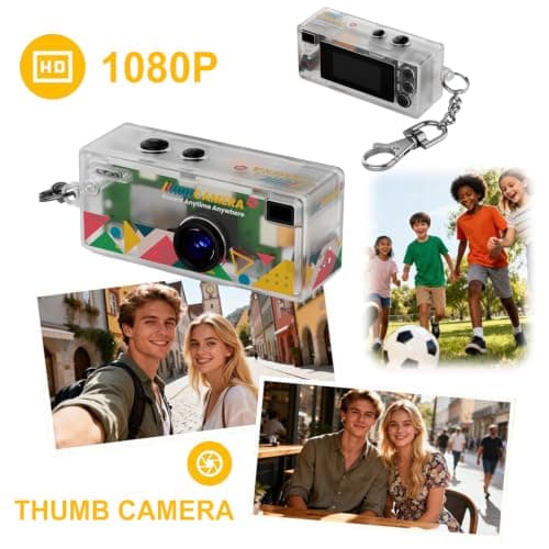 Mini Keychain Camera G6 1080P HD Thumb Camera 0.96" LCD 130° Wide Angle — view 2