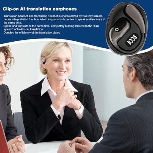 Nidanteng Translation Earbuds Intelligent Portable Wireless AI Translator — view 2