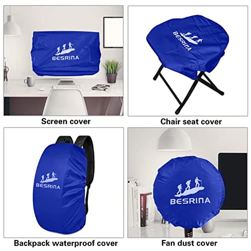 Besrina Backpack Rain Cover (15-90L),Upgraded Non-Slip Cross Buckle Strap & Reflective Waterproof Rucksack Cover for Hiking Camping Traveling Cycling — view 5