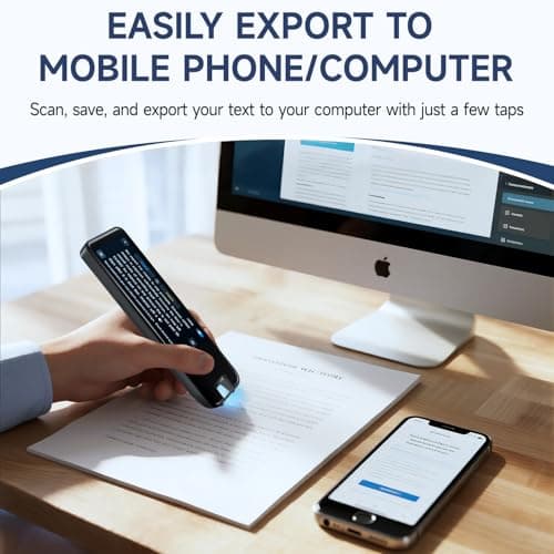 Translation Pen Reading Pen for Dyslexia Kids & Adults, Online/Offline Translator Pen Scanner, Photo/Voice/Text to Speech 142 Language Translator Device for Travel Business Learning — view 6