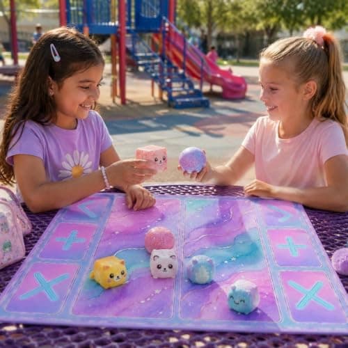Kids' Squishy Toy Trading Mat | Fidget Spinner Trading Board | Squishies and Sensory Toys | Playtime Activities | Kids' Trading Mat
