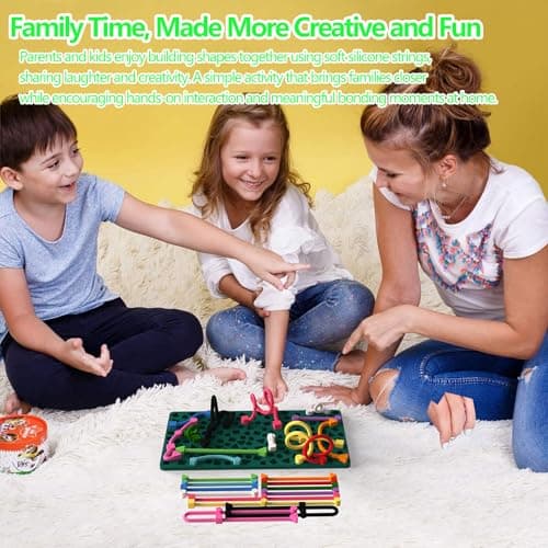 Sensory Activity Board for Kids&Adults, Silicone Fidget Toy for Travel Airplane Car, Quiet Busy Board for Autism ADHD Anxiety Relief, Silent Classroom Toy, Stocking Fillers Gift for Boys Girls — view 4