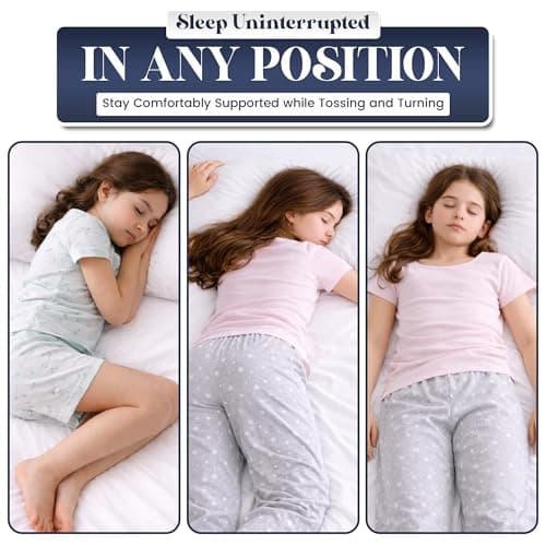 Rohi Everyday Comfort Pillows 6 Pack | Neck Support Hypoallergenic Pillow | Breathable Medium Firm Pillows for Back, Front & Side Sleepers | UK Made 45 × 66 cm — view 5