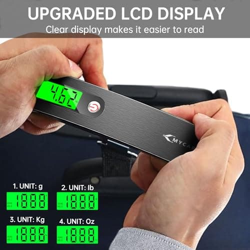 MYCARBON Luggage Scale Portable Digital Weight Scale 110lb/50Kg Capacity — view 2