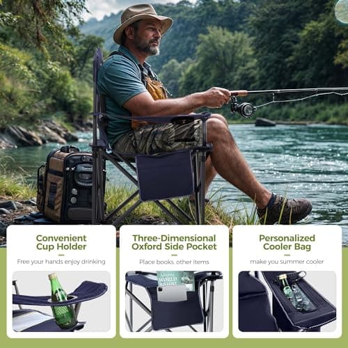 ALPHA CAMP Camping Chairs for Adults Camping Chairs for Heavy People — view 6