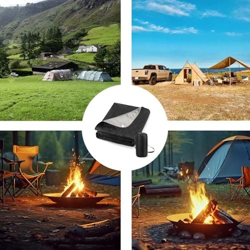 3 Gear Heated Sleeping Bag Liner | USB Power 6 Heated Zones for Camping, Car, Pet Mat, Yoga Mat — view 4