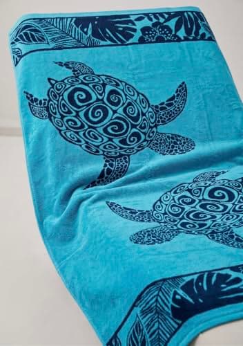 Large Egyptian Luxury Beach Towels For Adults 100% Cotton - Pack of 2 — view 5
