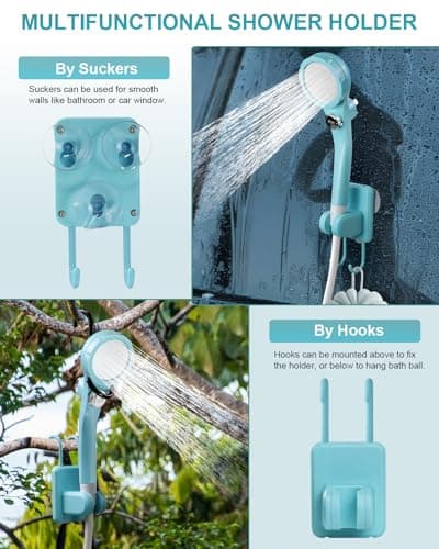 AUTOPkio Portable Camping Shower, Upgraded Outdoor Shower with 4500mAh — view 5