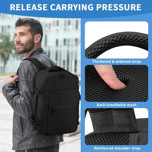 ETRONIK for New Ryanair 40x30x20 Cabin Bag Underseat, Travel Backpack — view 6