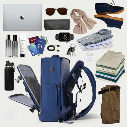 ZHXX for Easyjet Cabin Bag 45x36x20, Waterproof-Resistant Carry-ons Underseat Cabin Bag, Anti-Theft Design, Fits 15.6 Inch Laptop, Travel Backpack for Men & Women — view 5