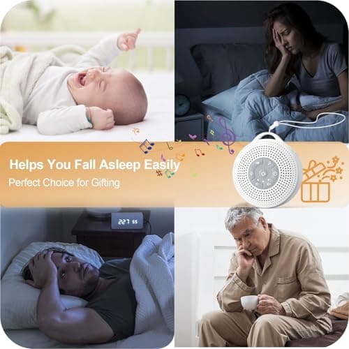 White Noise Machine Baby, 21 Soothing Sounds Therapy, Rain Sound Machine — view 5