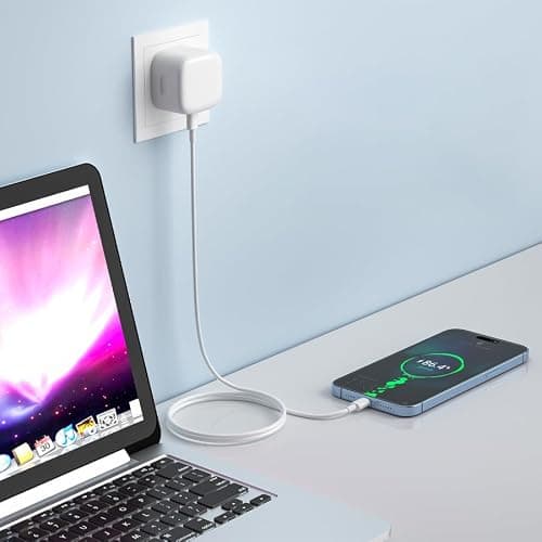3pack USB C Plug, 30W USBC Charger For lPhone17/16/15,USB-C Fast Charging Cube Power Adapter, Compatible with l Phone 17 16 15/16 Plus/16 Pro/16 Pro Max, Air 5/4, lPad 10/Mini (3xCable Included) — view 2