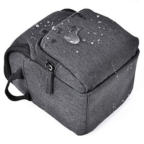 FOSOTO Waterproof Camera Bag Cases Compatible for Canon PowerShot G7X G9X SX740,Nikon A900 A10,Sony RX100 IV A6000,Fujifilm Instax Mini 11 / Mini 9 Travel Camera Bags with Removable Shoulder Strap — view 6