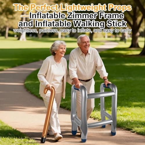 Inflatable Zimmer Frame and Inflatable Walking Stick — view 4