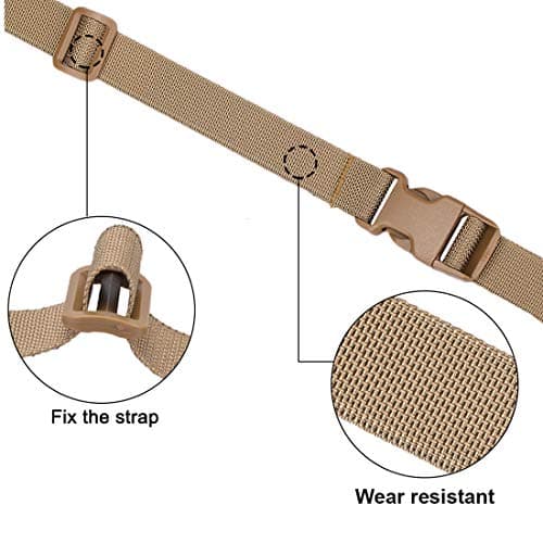 Magarrow Luggage Straps Adjustable Travel Accessories Suitcase Travel Buckle Belt Non-Slip Packing Belt (Brown- 4pcs) — view 5