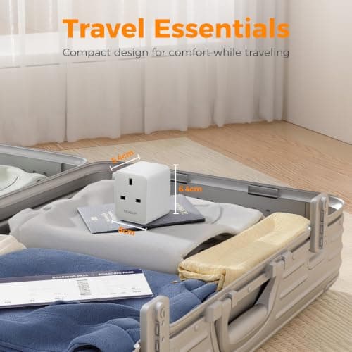 TESSAN Universal Travel Adapter with 2 USB C and 2 USB A Ports — view 6