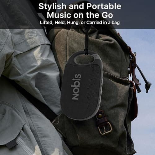 NOBIS Clip Portable Bluetooth Speaker, Up to 24H Playtime, IP68 Waterproof — view 2